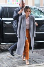 EMILIA CLARKE Arrives at SiriusXM Studios in New York 10/29/2019