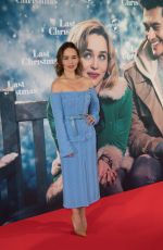 EMILIA CLARKE at Last Christmas Premiere 10/22/2019