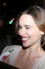 EMILIA CLARKE at Last Christmas Premiere in Paris 10/28/2019