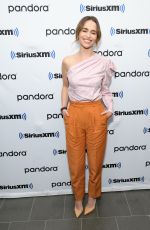 EMILIA CLARKE at SiriusXM Town Hall in New York 10/29/2019