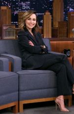 EMILIA CLARKE at Tonight Show Starring Jimmy Fallon 10/30/2019