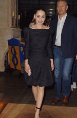 EMILIA CLARKE Leaves Her Hotel in London 10/24/2019
