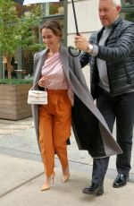EMILIA CLARKE Leaves Her Hotel in New York 10/29/2019
