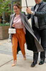 EMILIA CLARKE Leaves Her Hotel in New York 10/29/2019