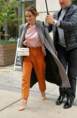 EMILIA CLARKE Leaves Her Hotel in New York 10/29/2019