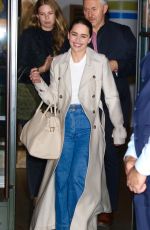 EMILIA CLARKE Leaves Whitby Hotel in New York 10/28/2019