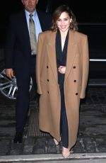EMILIA CLARKE Out and About in New York 10/30/2019