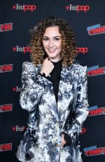 EMILY ANDRAS, MELANIE SCOFRANO, KAT BARRELL and CHANTEL RILEY at Wynonna Earp Panel at New York Comic Con 10/05/2019