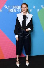 EMILY BEECHAM at Little Joe Premiere at BFI London Film Festival 10/04/2019