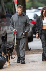 EMILY RATAJKOWSKI and Sebastian Bear-McClard Out with Their Dog in New York 10/06/2019