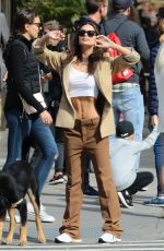 EMILY RATAJKOWSKI and Sebastian Bear-McClard Out with Their Dog in New York 10/13/2019