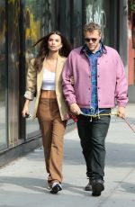 EMILY RATAJKOWSKI and Sebastian Bear-McClard Out with Their Dog in New York 10/13/2019