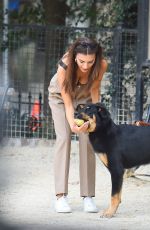 EMILY RATAJKOWSKI Out with Her Dog Colombo in New York 10/07/22019