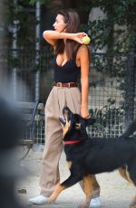 EMILY RATAJKOWSKI Out with Her Dog Colombo in New York 10/07/22019
