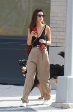 EMILY RATAJKOWSKI Out with Her Dog Colombo in New York 10/07/22019