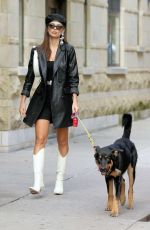 EMILY RATAJKOWSKI Out with Her Dog Colombo in New York 10/12/2019