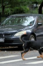EMILY RATAJKOWSKI Out with Her Dog Colombo in New York 10/12/2019