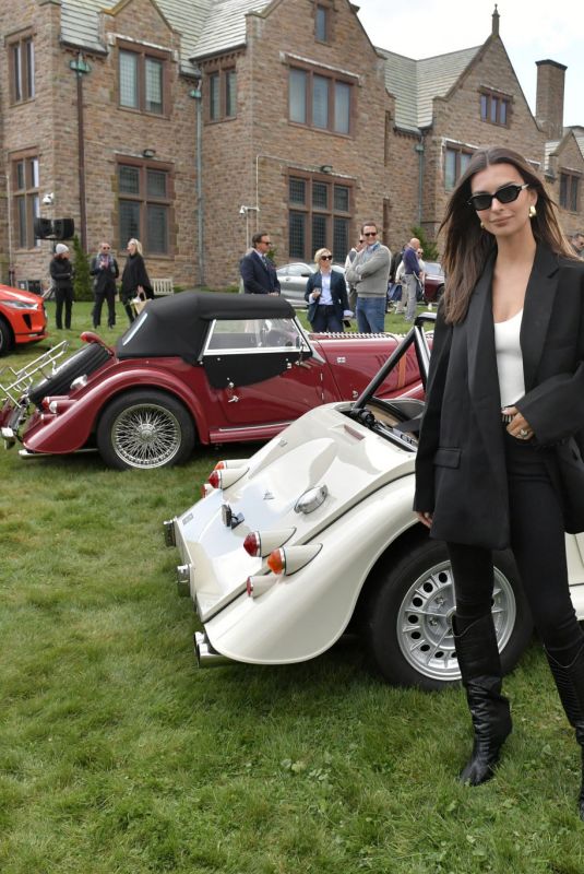 EMILY RATAJKOWSKI Unveils Bugatti Chiron at Audrain