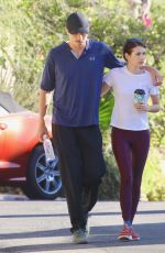 EMMA ROBERTS and Garrett Hedlund Out Hiking in Los Angeles 10/26/2019