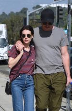 EMMA ROBERTS and Garrett Hedlund Out in Los Angeles 10/10/2019