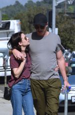 EMMA ROBERTS and Garrett Hedlund Out in Los Angeles 10/10/2019