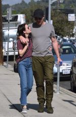 EMMA ROBERTS and Garrett Hedlund Out in Los Angeles 10/10/2019