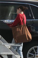 EMMA ROBERTS Arrives at a Studio in Los Angeles 10/18/2019