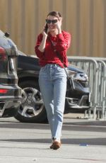 EMMA ROBERTS Arrives at a Studio in Los Angeles 10/18/2019