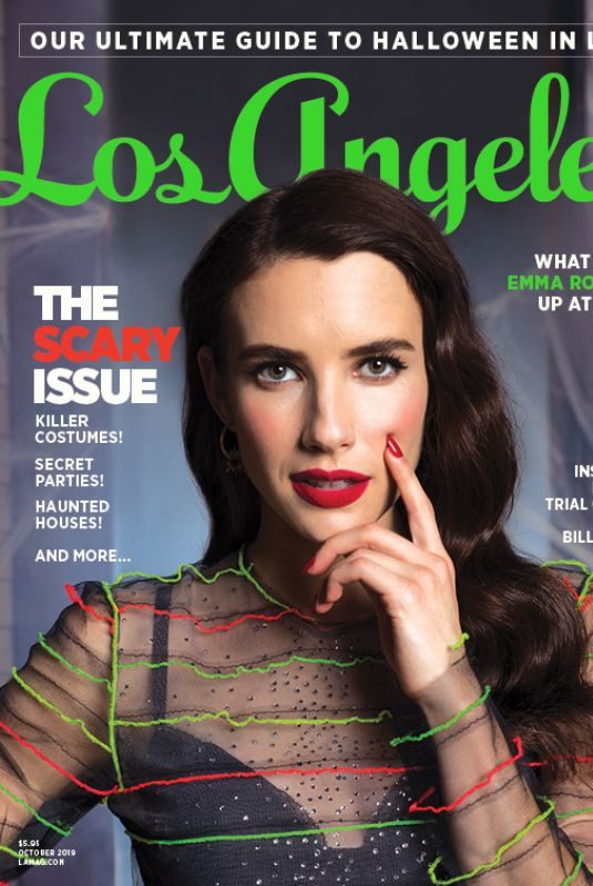 EMMA ROBERTS in Los Angeles Magazine, October 2019