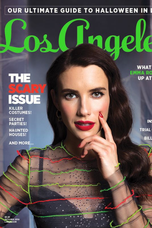 EMMA ROBERTS in Los Angeles Magazine, October 2019