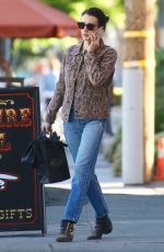 EMMA ROBERTS Leaves Spitfire Girl Giftshop in Los Feliz 10/03/2019