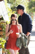 EMMA ROBERTS Out for Lunch in Los Feliz 10/09/2019