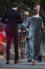 EMMA STONE Arrives at Jennifer Lawrence and Cooke Maroney