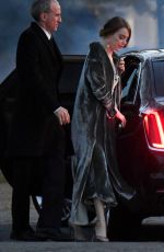 EMMA STONE Arrives at Jennifer Lawrence and Cooke Maroney
