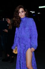 EMMY ROSSUM Arrives at Museum of Modern Love Pop Up Event in New York 10/10/2019