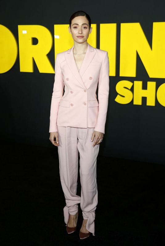EMMY ROSSUM at The Morning Show Premiere in New York 10/28/2019