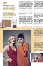 EVANNA LYNCH and DANIELLA MONET in Raise Vegan Magazine, Fall 2019