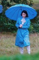 EVE HEWSON and SIMONA BROWN on the Set of Behind Her Eyes in London 10/01/2019