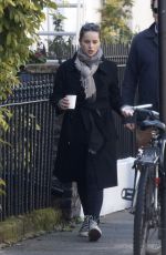 FELICITY JONES and Charles Guard Out in London 10/22/2019