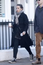 FELICITY JONES and Charles Guard Out in London 10/22/2019