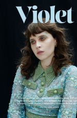 FELICITY JONES in Violet Book, October 2019