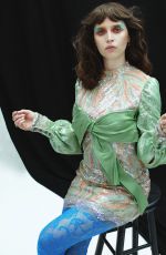 FELICITY JONES in Violet Book, October 2019