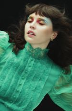 FELICITY JONES in Violet Book, October 2019