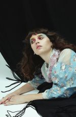 FELICITY JONES in Violet Book, October 2019