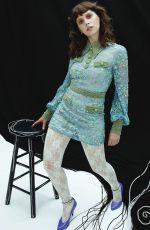 FELICITY JONES in Violet Book, October 2019