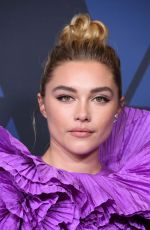 FLORENCE PUGH at AMPAS 11th Annual Governors Awards in Hollywood 10/27/2019