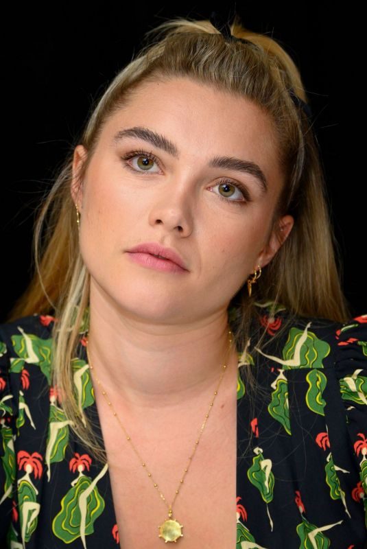 FLORENCE PUGH at Little Women Press Conference in Los Angeles 10/28/2019
