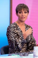 FRANKIE BRIDGE at Loose Women Show in London 10/10/2019