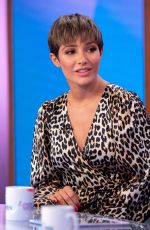 FRANKIE BRIDGE at Loose Women Show in London 10/10/2019