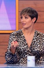 FRANKIE BRIDGE at Loose Women Show in London 10/10/2019